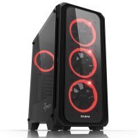 Zalman Z7 Neo USB 3.0 Midi-Tower RGB LED Fan Temperli Cam Siyah Gaming(Oyuncu) Kasa