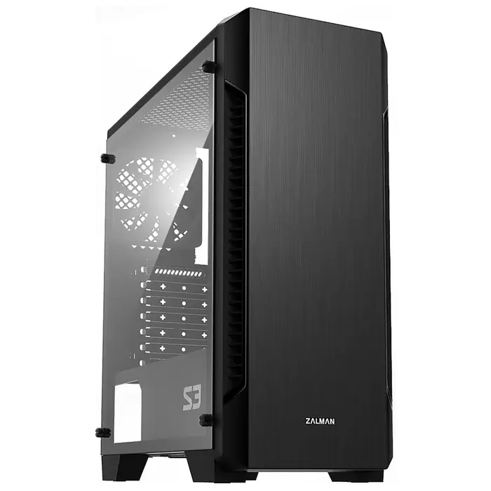Zalman S3 USB 3.0 Midi-Tower Pencereli Siyah Gaming(Oyuncu) Kasa