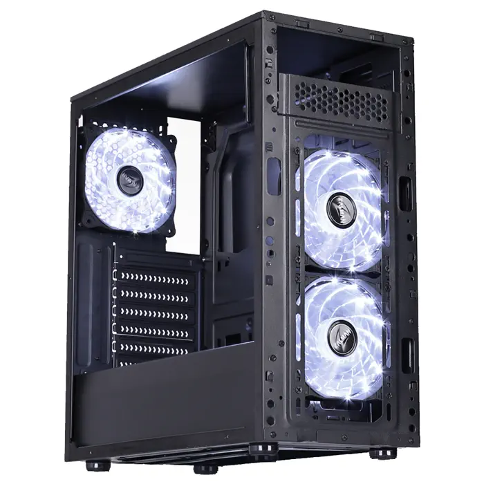 Zalman N2 Beyaz LED Fan Çelik Mesh Panel USB 3.0 Pencereli Siyah ATX Mid-Tower Gaming Kasa