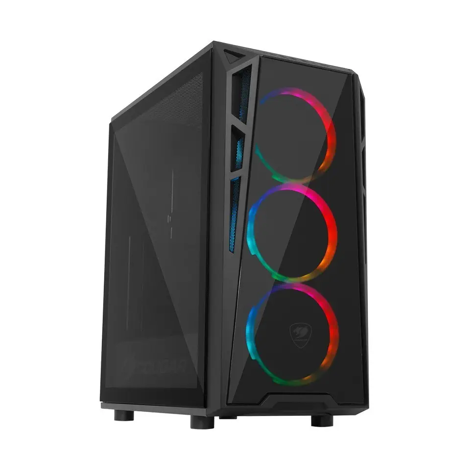 Cougar Turret RGB CGR-5QMYB-RGBC  700W USB 3.0 Midi-Tower Temperli Cam Gaming (Oyuncu) Kasa