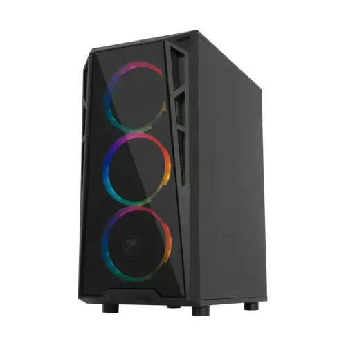 Cougar Turret RGB CGR-5QMYB-RGBC  700W USB 3.0 Midi-Tower Temperli Cam Gaming (Oyuncu) Kasa