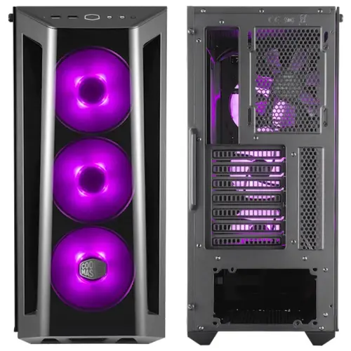 Cooler Master MasterBox MB520 RGB Temperli Cam 120mm RGB LED Fan USB 3.0 ATX Mid-Tower Gaming Kasa - RC-MCB-B520-KGNN-RGB