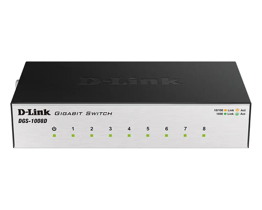 D-Link DGS-1008D 8 Port Gigabit Switch