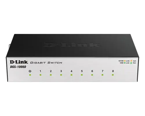 D-Link DGS-1008D 8 Port Gigabit Switch