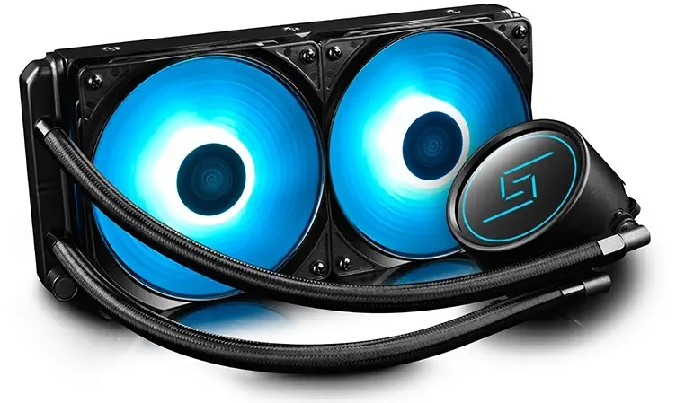 DeepCool Gammaxx L240 RGB 2x120mm Fan Intel-AMD Uyumlu İşlemci Sıvı Soğutma