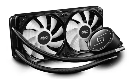 DeepCool Gammaxx L240 RGB 2x120mm Fan Intel-AMD Uyumlu İşlemci Sıvı Soğutma