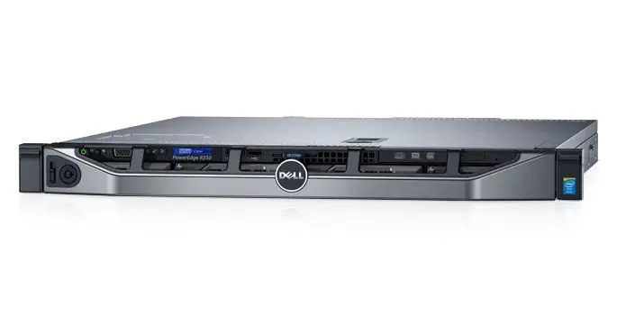 Dell PER230TR1 PowerEdge R230 Rack Intel Xeon E3-1220 v6 1x8G 2TB 1x250W Power Supply Sunucu