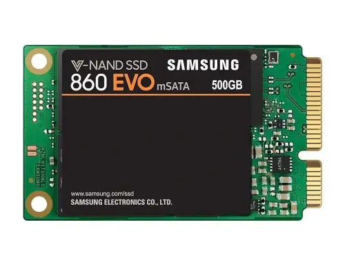 Samsung 860 Evo 500GB SATA3 550/520MB/s mSATA SSD Disk - MZ-M6E500BW