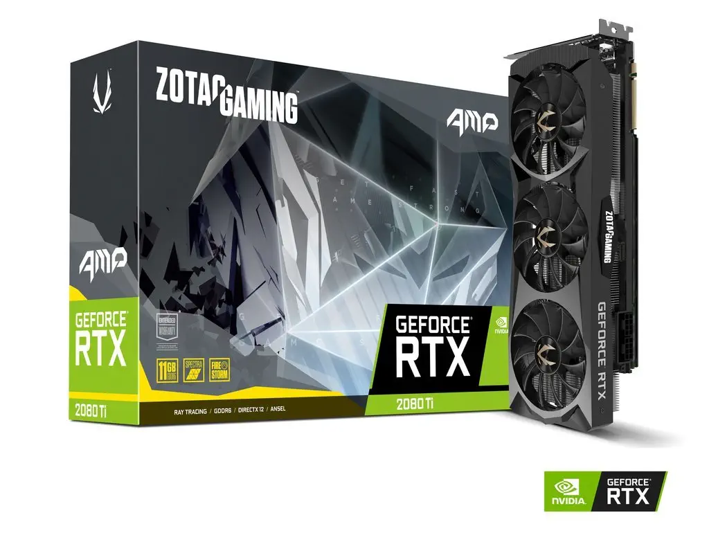 Zotac Gaming GeForce RTX 2080 Ti AMP ZT-T20810D-10P 11GB GDDR6 352Bit DX12 Gaming Ekran Kartı