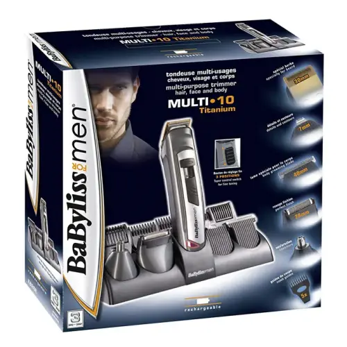 Babyliss ForMen E826E 10 Parça Komple Erkek Bakım Seti