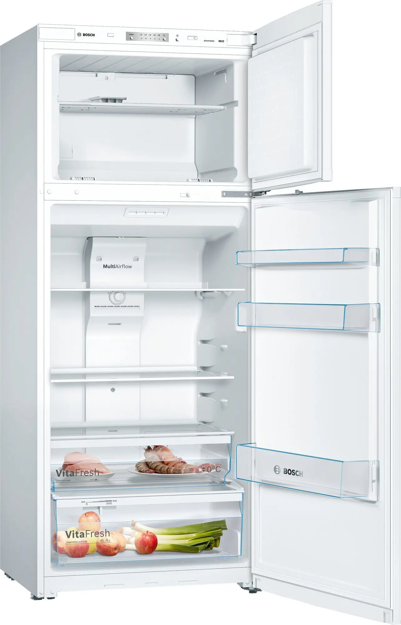 Bosch KDN53NW22N A+ 454 Lt Çift Kapılı Beyaz No-Frost Buzdolabı