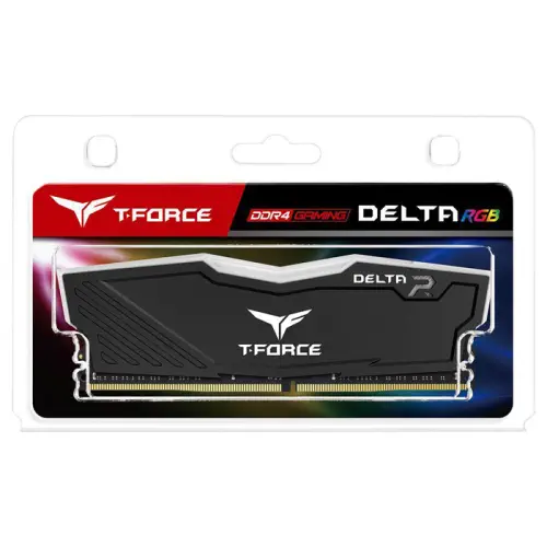 Team T-Force Delta RGB 8GB (1x8GB) DDR4 2666MHz CL15 Siyah Gaming Ram - TF3D48G2666HC15B01