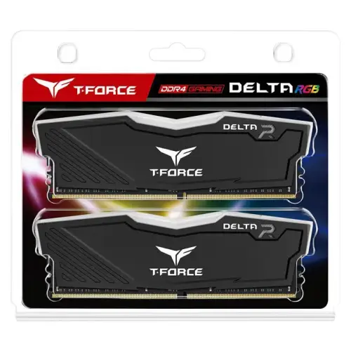 Team T-Force Delta RGB Black 16GB (2x8GB) 3200MHz CL16 DDR4 Gaming Ram (TF3D416G3200HC16FDC01)