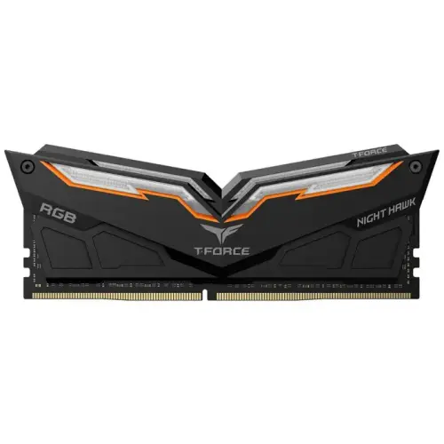 Team T-Force Night Hawk RGB Black 16GB (2x8GB) 4000MHz CL18 DDR4 Gaming Ram (TF1D416G4000HC18EDC01)