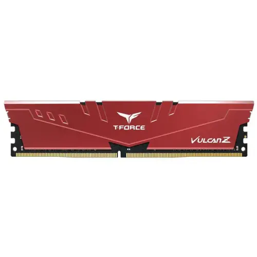 Team T-Force Vulcan Z Red 8GB (1x8GB) 3000MHz CL16 DDR4 Gaming Ram (TLZRD48G3000HC16C01)