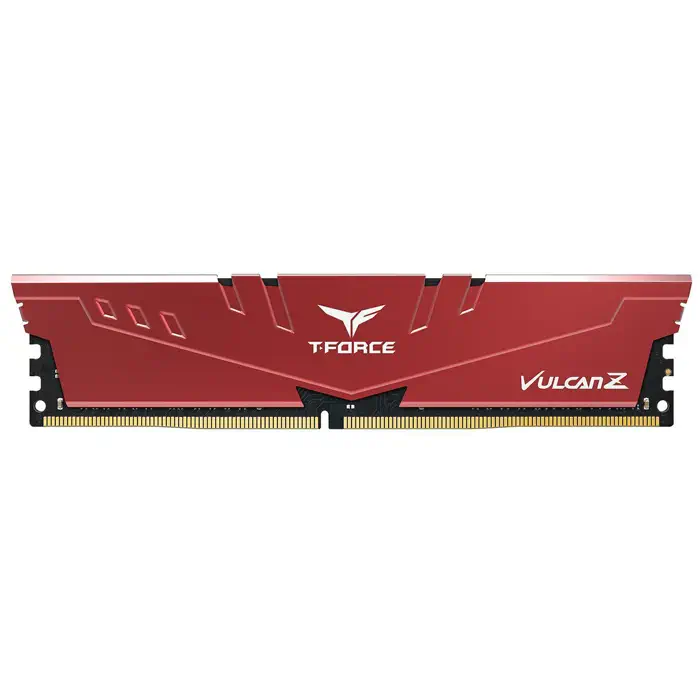 Team T-Force Vulcan Z Red 8GB (1x8GB) 2666MHz CL18 DDR4 Gaming Ram (TLZRD48G2666HC18H01)