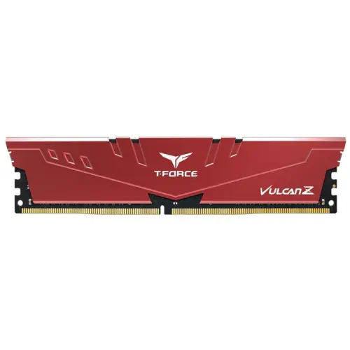 Team T-Force Vulcan Z Red 16GB (2x8GB) 2666MHz CL18 DDR4 Gaming Ram (TLZRD416G2666HC18HDC01)