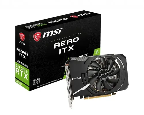 MSI GeForce RTX 2060 Aero ITX 6G OC 6GB GDDR6 192Bit DX12 Gaming Ekran Kartı