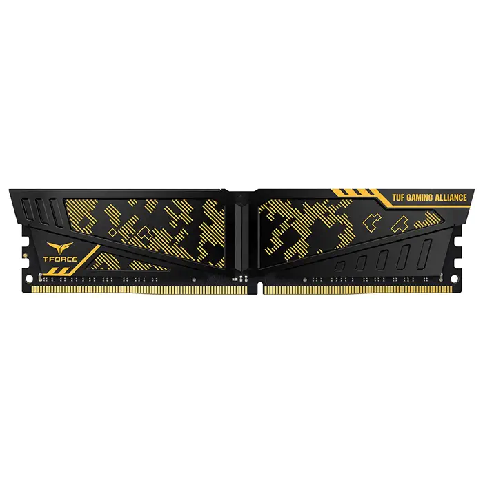 Team T-Force Vulcan TUF Gaming Alliance 16GB (2x8GB) DDR4 3000MHz CL16 Gaming Ram - TLTYD416G3000HC16CDC01