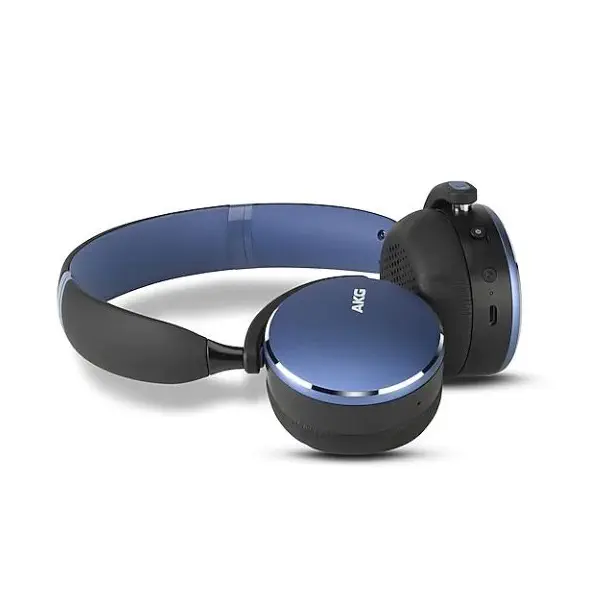 AKG Y500 Wireless Kulak Üstü Deniz Mavisi Kulaklık (GP-Y500HAHHCAC) - 2 Yıl Samsung Türkiye Garantili