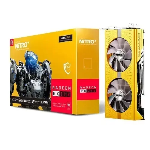 Sapphire Nitro+ RX 590 8GB AMD 50 Gold Edition 8GB GDDR5 256Bit DX12 Gaming Ekran Kartı 11289-07-20G