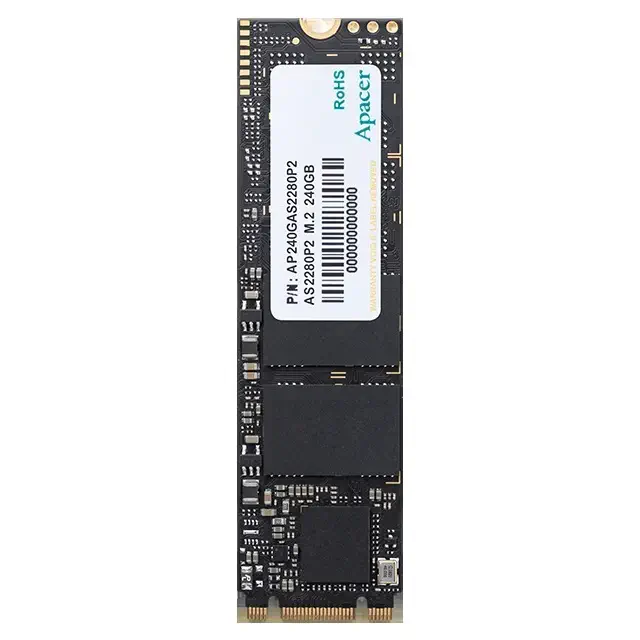 Apacer AS2280P2 480GB 580/950 MB/s PCIe Gen3x2 M.2 SSD Disk - AP480GAS2280P2-1 