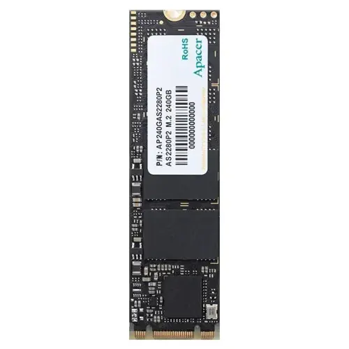 Apacer AS2280P2 480GB 580/950 MB/s PCIe Gen3x2 M.2 SSD Disk - AP480GAS2280P2-1 