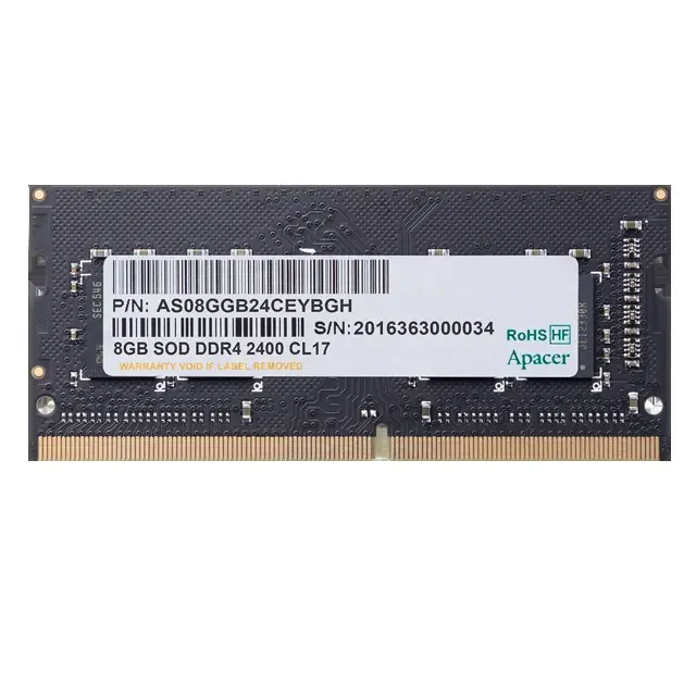 Apacer 8GB DDR4 2400Mhz SODIMM (1x8GB) Notebook Ram (Bellek) - A4S08G24CEIBH05-1