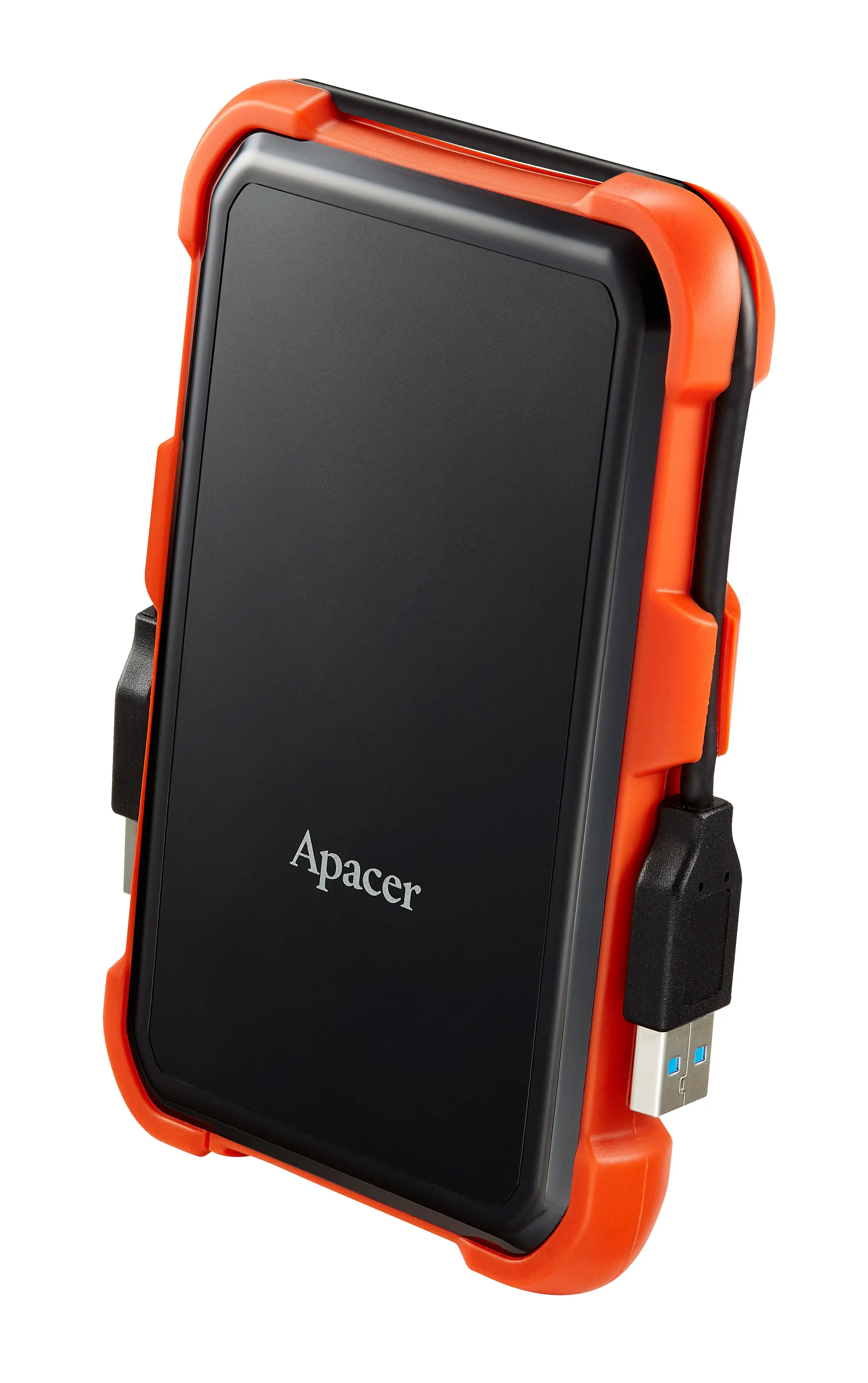Apacer AC630 Siyah-Turuncu 1 TB Askeri Sınıf Darbeye Dayanıklı 2.5″ USB 3.1 Taşınabilir Harddisk (AP1TBAC630T-1)