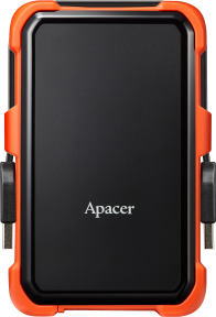 Apacer AC630 Siyah-Turuncu 2 TB Askeri Sınıf Darbeye Dayanıklı 2.5″ USB 3.1 Taşınabilir Harddisk (AP2TBAC630T-1)