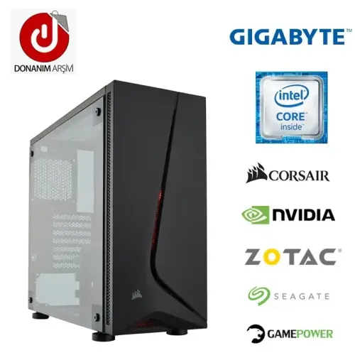 Falcon 8460 [Donanım Arşivi] | i5-8400 ZOTAC GTX 1060 Amp Edition 6GB GDDR5 8GB DDR4 1TB HDD Gaming Bilgisayar [Teşhir]