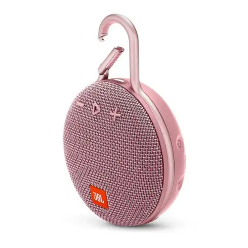 JBL Clip 3 IPX7 Su Geçirmez Taşınabilir Pembe Bluetooth Hoparlör 