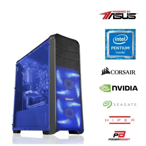 Procyon 5550A | Intel Pentium G5400 ASUS Ph GTX1050 2G 8GB DDR4 1TB HDD Gaming Bilgisayar