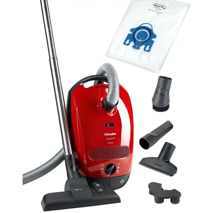 Miele Classic C1 EcoLine 800W Toz Torbalı Kırmızı Elektrikli Süpürge - SBAG1