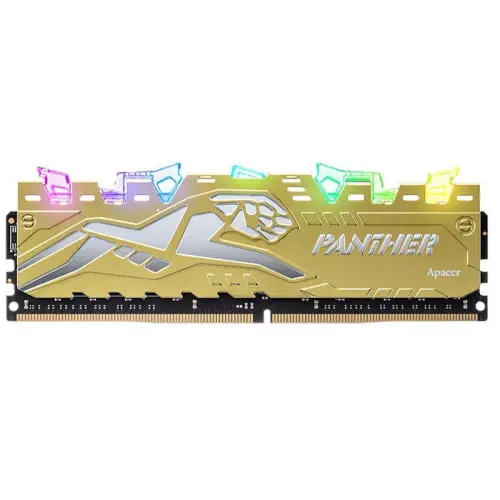Apacer Panther Rage RGB 16GB DDR4 3200Mhz CL16 (2x8GB) Gold Gaming Ram (Bellek) - EK.16G21.GJMK2