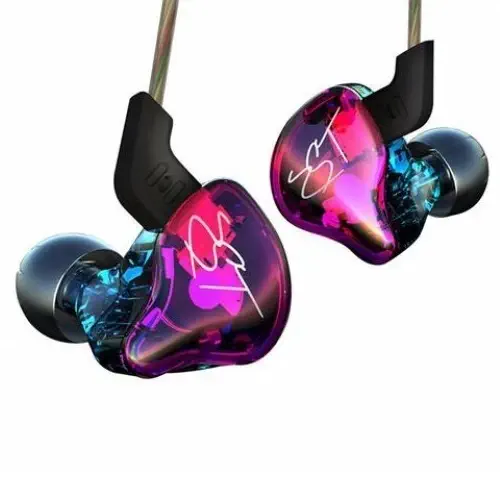 KZ ZST Dual Driver Hi-Fi Kulak İçi Mor Kulaklık - 2 Yıl KZ Türkiye Garantili