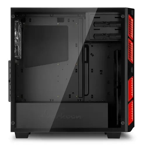 Sharkoon AI7000K GlassSerisi Kırmızı ATX Mid Tower Kasa