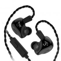 KZ ZS4 BA + DD Driver Bass Kulak İçi Siyah Kulaklık - 2 Yıl KZ Türkiye Garantili