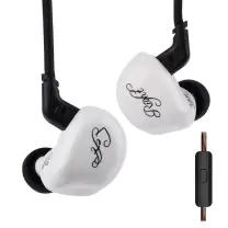 KZ ZSR 2BA + DD Driver Bass Kulak İçi Beyaz Kulaklık - 2 Yıl KZ Türkiye Garantili