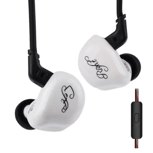 KZ ZSR 2BA + DD Driver Bass Kulak İçi Beyaz Kulaklık - 2 Yıl KZ Türkiye Garantili