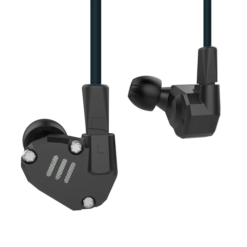 KZ ZS6 Hybrid Quad Driver Kulak İçi Siyah Kulaklık - 2 Yıl KZ Türkiye Garantili