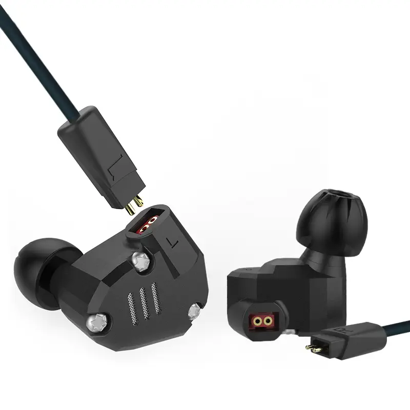 KZ ZS6 Hybrid Quad Driver Kulak İçi Siyah Kulaklık - 2 Yıl KZ Türkiye Garantili