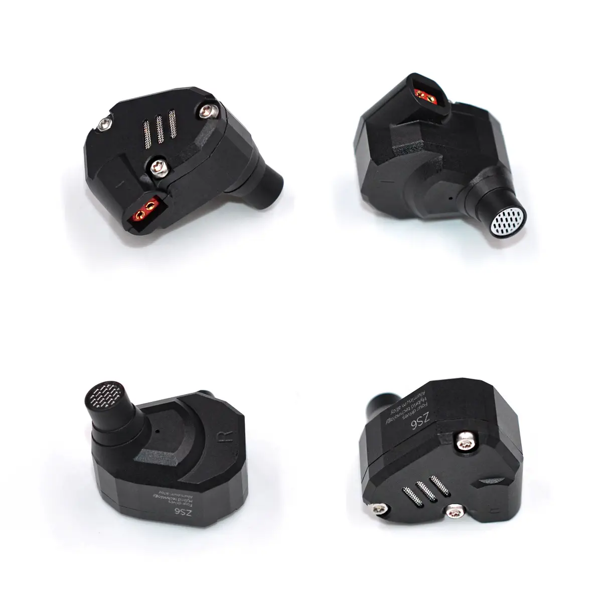 KZ ZS6 Hybrid Quad Driver Kulak İçi Siyah Kulaklık - 2 Yıl KZ Türkiye Garantili