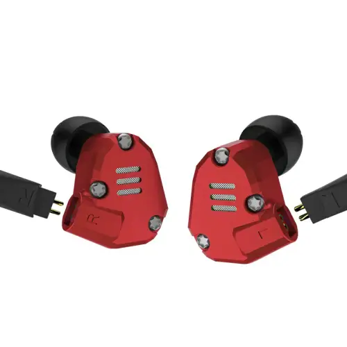 KZ ZS6 Hybrid Quad Driver Kulak İçi Kırmızı Kulaklık - 2 Yıl KZ Türkiye Garantili