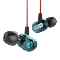 KZ ZSE Dual Driver Kulak İçi Mavi Kulaklık - 2 Yıl KZ Türkiye Garantili