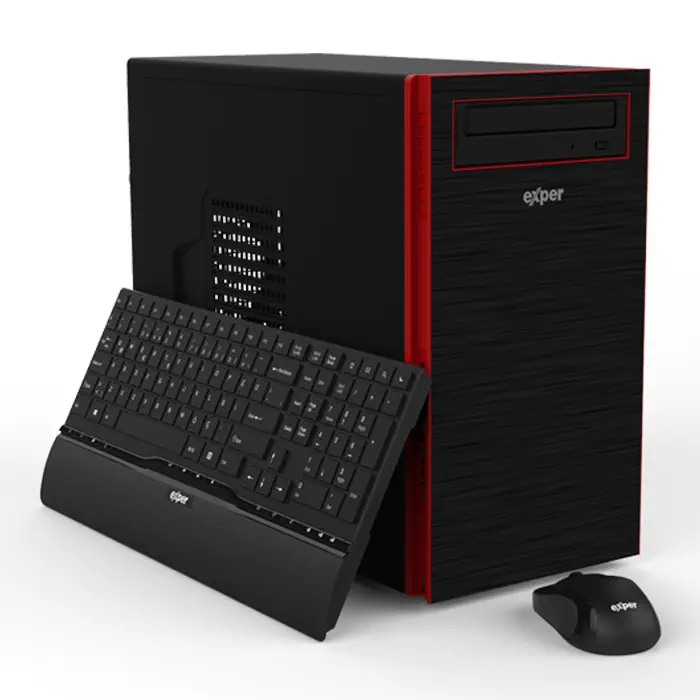 Exper Diamond DEX576 Intel Core i5-7400 3,00 GHz 8GB 1TB 2GB GeForce GT 710 Windows 10 Pro Masaüstü Bilgisayar