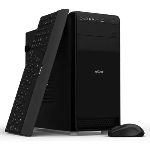 Exper Flex DEX563 Intel Core i5-7400 3.00GHz 4GB 1TB 1GB GeForce GT 710 FreeDOS Masaüstü Bilgisayar