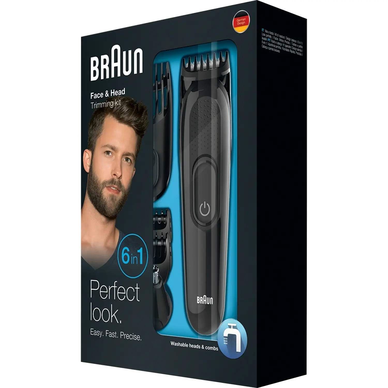 Braun MGK3020 Saç/Sakal Kesme ve Şekillendirme 6 in 1 Erkek Bakım Kiti