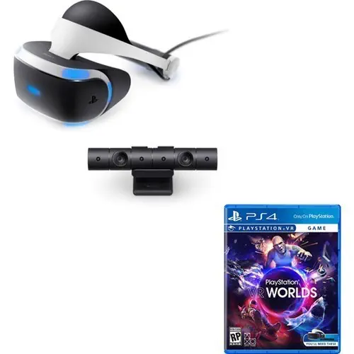 Sony PlayStation VR + VR Worlds Oyun + Ps4 Camera Konsol Aksesuarı - Sony Eurasia Garantili