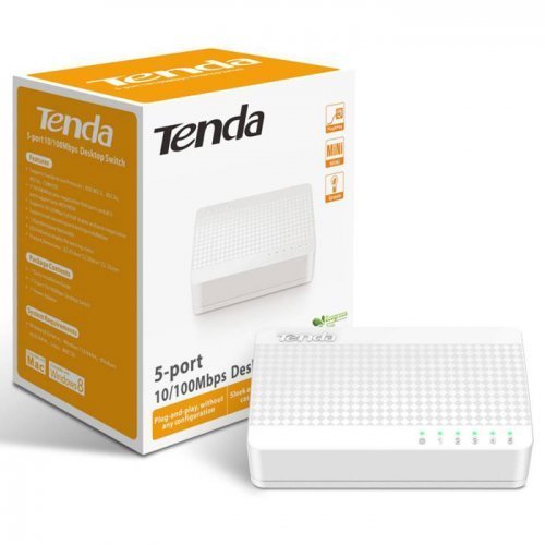 Tenda S105 5 Port 10/100Mbps Ethernet Switch